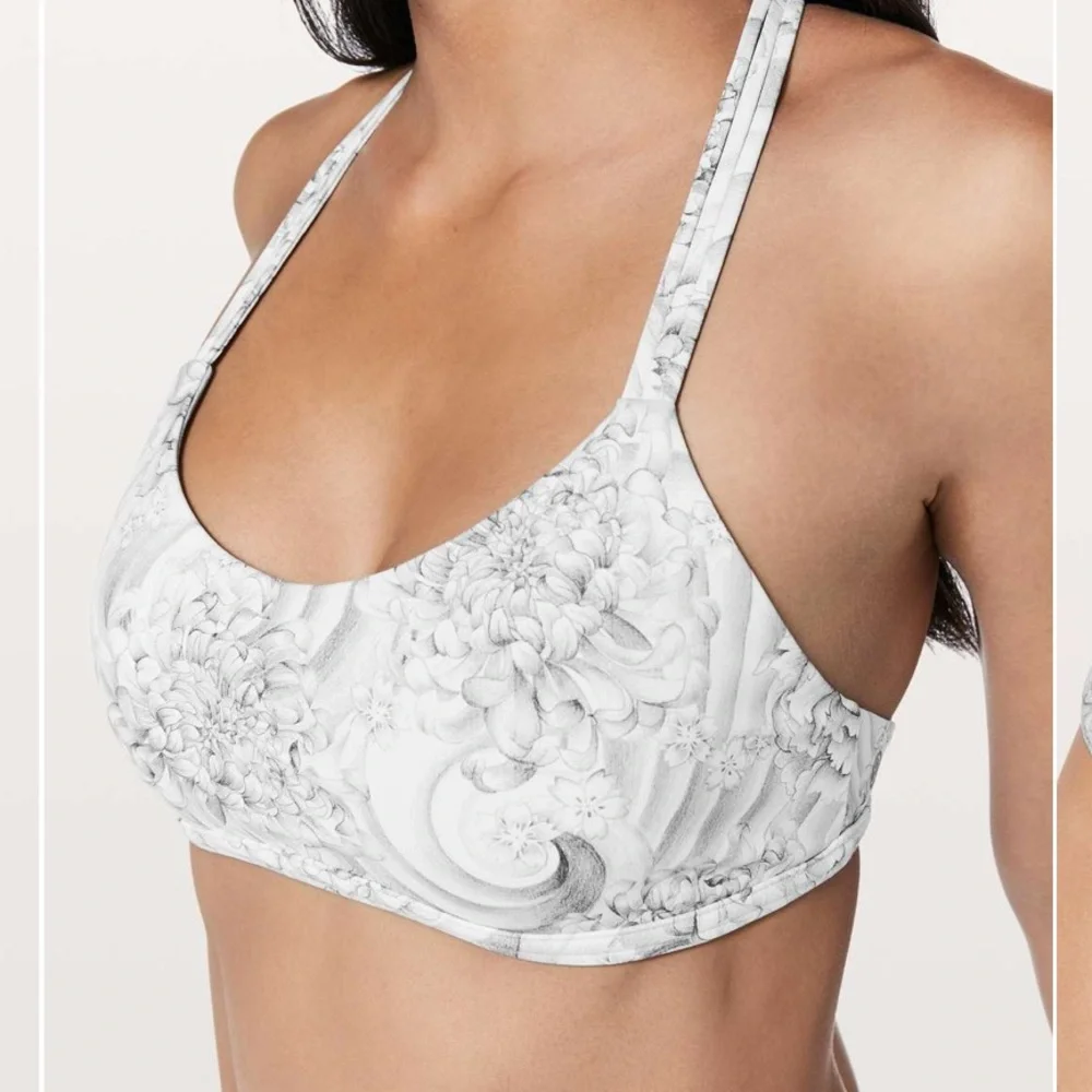 lululemon athletica Love Knot Bra - White Floral